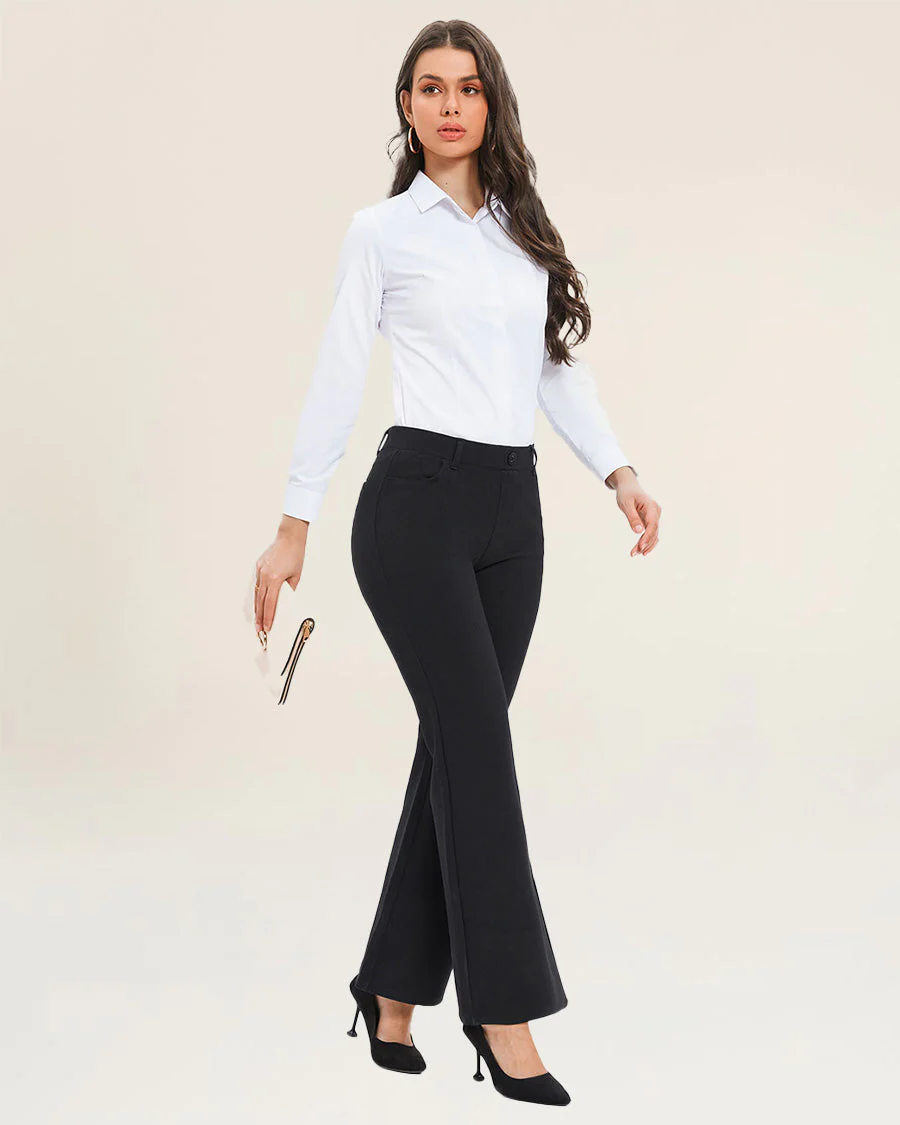 Women Classic Dress Pant  | Wide 31'' - Image 4