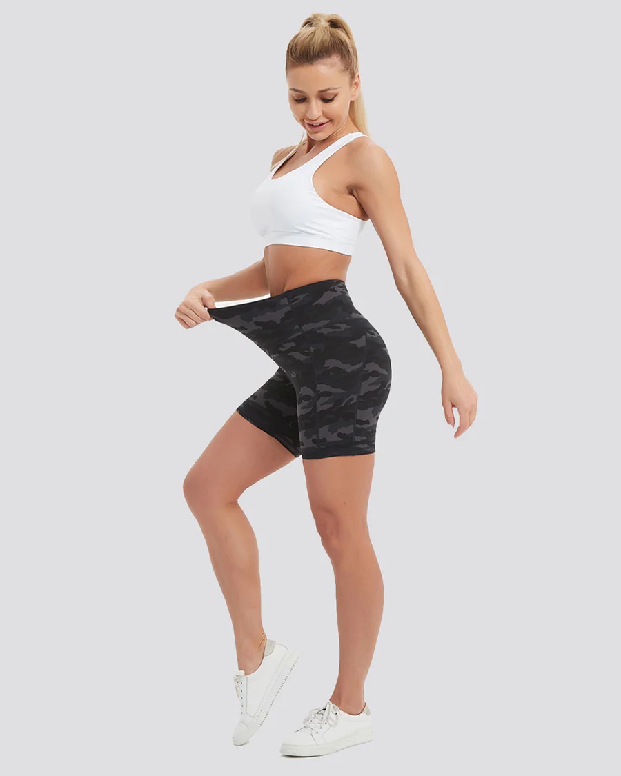 Essential High Waisted Yoga Short 8" - Image 4
