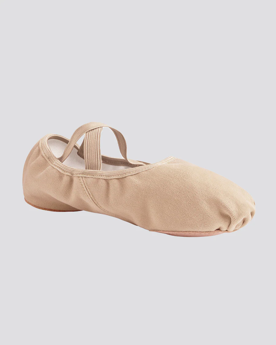 Adults Stretch Canvas Split Sole Ballet Shoe - Image 3