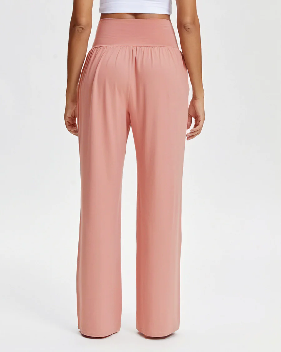 High-Waisted Wide Leg Lounge Pant - Image 3
