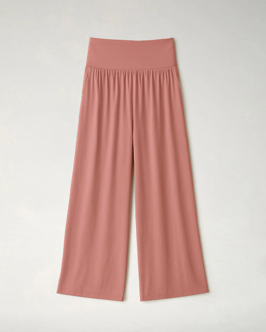 High-Waisted Wide Leg Lounge Pant - Image 6