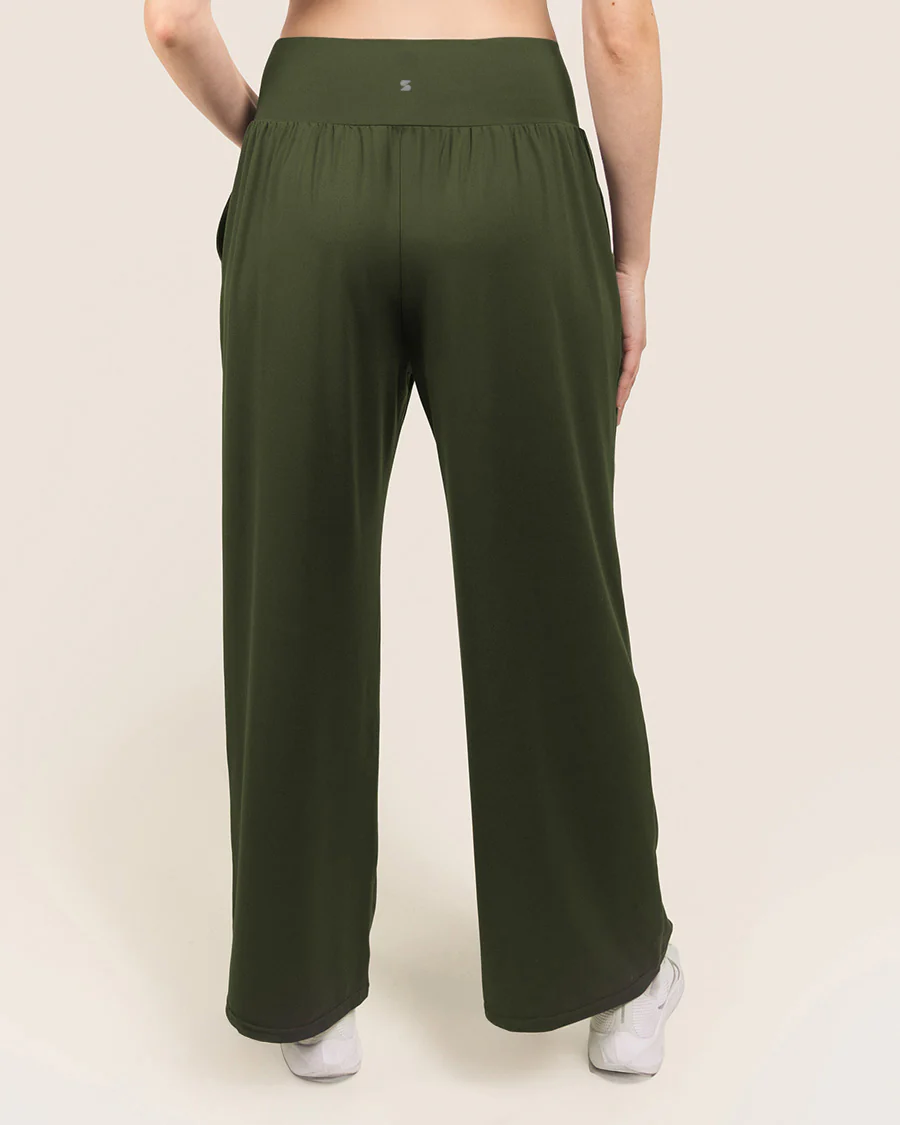 High-Waisted Wide Leg Lounge Pant - Image 2