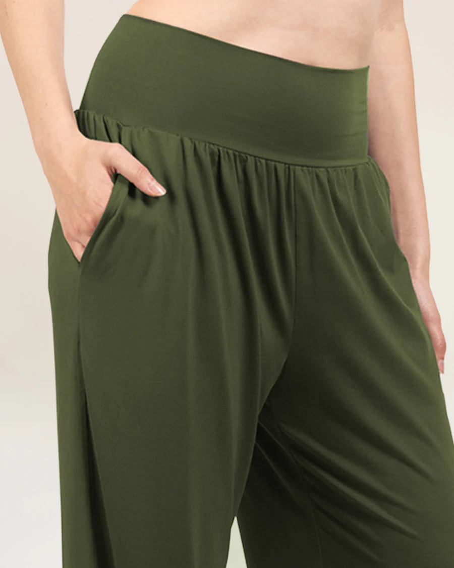 High-Waisted Wide Leg Lounge Pant - Image 3