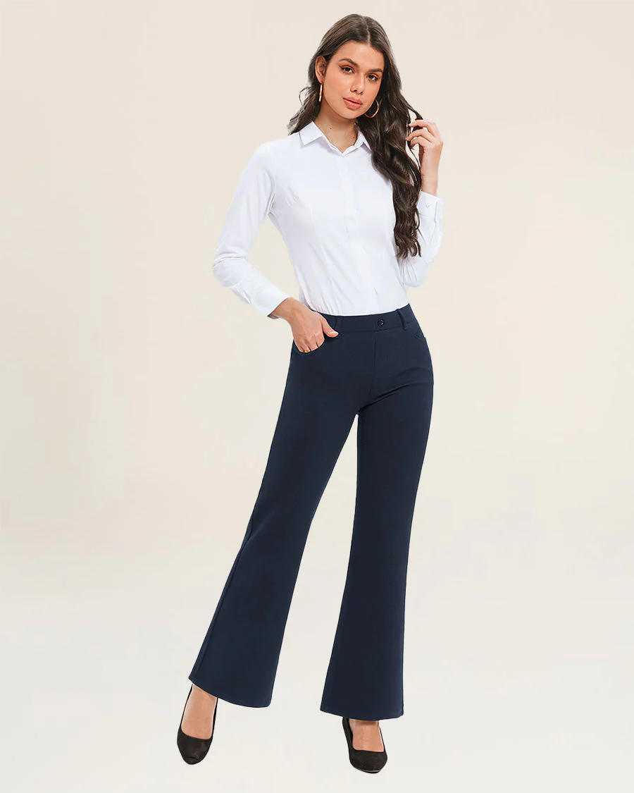 Women Classic Dress Pant  | Wide 31'' - Image 4